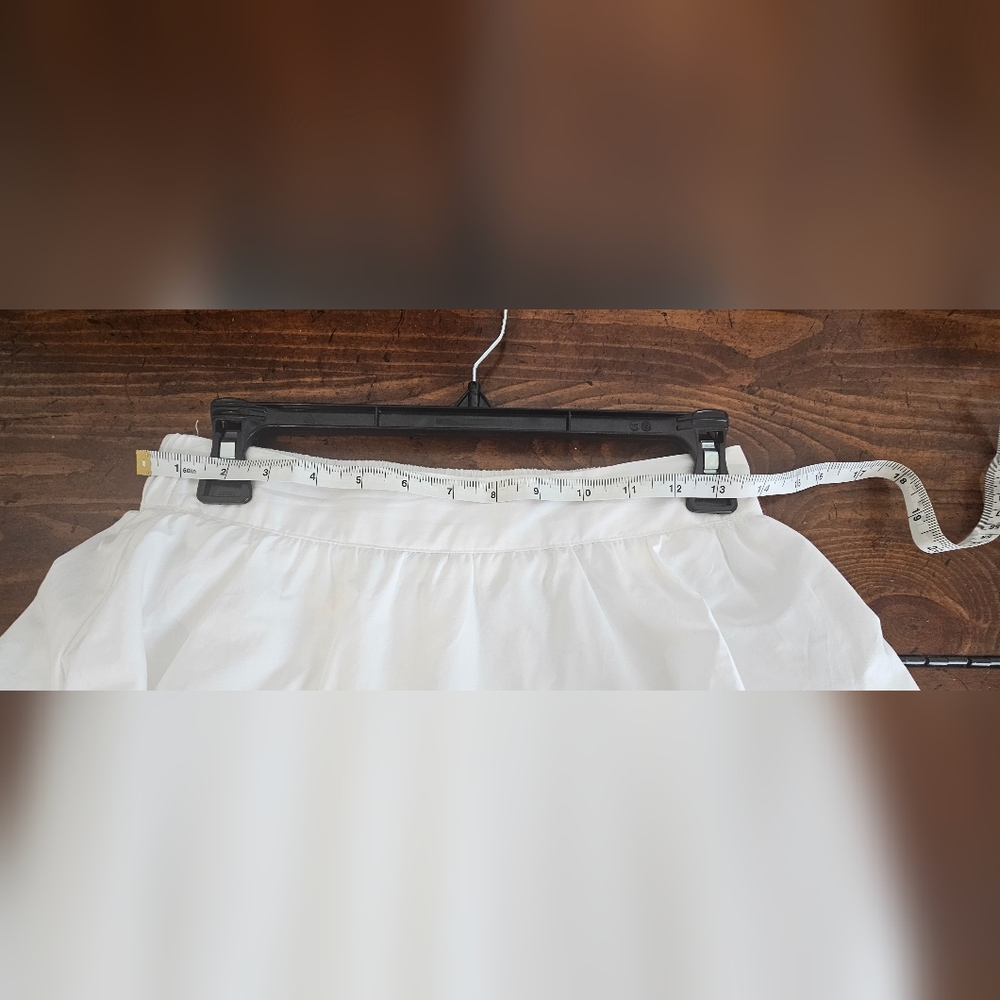 Skies Are Blue Cotton White Bubble Skirt Women's Size X-Small NWT - Picture 6 of 7